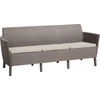 Keter Trivietė sodo sofa Salemo 3 Seater Sofa, ruda