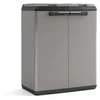 Keter Waste sorting system Split Basic 110L Recycling system 68x39x85cm dark pilkas/juodas