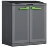 Keter Waste sorting system Split Basic 110L Recycling system 68x39x85cm dark pilkas/juodas