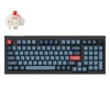Keychron V5 Max QMK/VIA RGB Knob Raudona Switch Belaidė mechaninė klaviatūra (juodas)