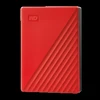 Išorinis kietasis diskas HDD Western Digital My Passport (6TB, USB 3.2) Raudona