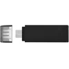 Kingston pendrive 64GB USB-C DT70 juoda