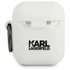 Karl Lagerfeld silikoninis Choupette dėklas skirtas AirPods 1/2 Cover - Baltas