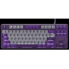 Klaviatūra Fury Kanabo K2 US balta pašvietimas mechaninė szaro-violetinė