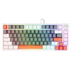 Savio ASTRAL Baltas JADE 3 COLOURS klaviatūra Gaming USB QWERTY US International
