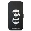 Dėklas Karl Lagerfeld KLFLBKP12LSAKICKCBK skirtas iPhone 12 Pro Max 6,7, juoda