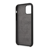 Karl Lagerfeld KLHCN58SLFKBK iPhone 11 Pro kietas dėklas juodas / juodas silikoninis ikoninis