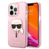 Dėklas Karl Lagerfeld KLHCP13LKHTUGLP, skirtas iPhone 13 Pro / 13, rožinis