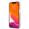 Apple iPhone 13 Pro Max Karl Lagerfeld dėklas Glitter Karl`s Head (KLHCP13XKHTUGLP) rožinės spalvos