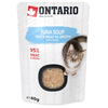 Ontario Kitten Soup Tuna, ryžiai &amp; Vegetables 40g (Sriuba)