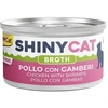 Konservēta barība kaķiem - Gimborn SHINYCAT vištiena with Shrimps 70g