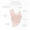 Korika Gua Sha massage stone made of rose quartz (Gua Sha Stone)