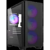 Montech AIR 100 ARGB, Micro-ATX, Tempered Glass – juodos spalvos