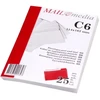 Kuvert Vokai C6 balti, su nuplėšiama juostele 114x162 mm x 25vnt