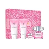Kvepalų rinkinys moterims Versace Bright Crystal (EDT, 90 ml + EDT, 5 ml + kūno losjonas, 100 ml + dušo želė, 100 ml)