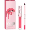 Kylie Cosmetics rinkinys „Velvet“ skystiems lūpų dažams + lūpų pieštukui