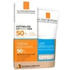 La Roche-Posay ANTHELIOS UVMUNE 400 Hydrating Kreminis SPF 50+ po saulės pienelis, 50 ml + 75 ml