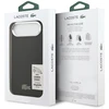 Lacoste Iconic Petit Pique Camera Stand MagSafe telefono dėklas su stovu ir MagSafe palaikymu, skirtas Apple iPhone 17 Air, juodas