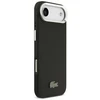 Lacoste Iconic Petit Pique Camera Stand MagSafe telefono dėklas su stovu ir MagSafe palaikymu, skirtas Apple iPhone 17 Air, juodas
