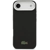 Lacoste Iconic Petit Pique Camera Stand MagSafe telefono dėklas su stovu ir MagSafe palaikymu, skirtas Apple iPhone 17 Air, juodas