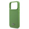 Lacoste Iconic Petit Pique MagSafe dėklas + Wallet skirtas Apple iPhone 17 Pro žalios spalvos