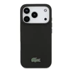 Lacoste Iconic Petit Pique MagSafe dėklas + Wallet skirtas Apple iPhone 17 Pro juodos spalvos