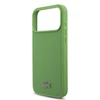 Lacoste Iconic Petit Pique MagSafe dėklas + Wallet skirtas Apple iPhone 17 Pro Max žalios spalvos