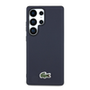 Lacoste Iconic Petit Pique Woven Logo MagSafe dėklas skirtas Samsung Galaxy S25 Ultra Mėlyna