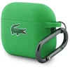 Dėklas Lacoste Liquid Silicone Croc Logo Case for AirPods Pro 3 Žalias