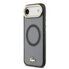 Lacoste PC/TPU Frosted Finish Gold Logo MagSafe dėklas skirtas Apple iPhone Air juodos spalvos