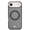Lacoste PC/TPU Frosted Finish Gold Logo MagSafe dėklas skirtas Apple iPhone Air juodos spalvos