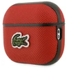 Lacoste Petit Pique Croc Logo Patch dėklas skirtas AirPods Pro 2 raudinos spalvos