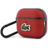 Dėklas Lacoste Petit Pique Croc Logo Patch Case for AirPods Pro 3 Raudona