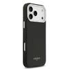 Lacoste PU Leather Champs Elysees MagSafe dėklas skirtas Apple iPhone 17 Pro Max juodos spalvos