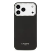 Lacoste PU Leather Champs Elysees MagSafe dėklas skirtas Apple iPhone 17 Pro Max juodos spalvos