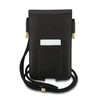 Lacoste PVC mišinio monograminis metalinis telefono dėklas, rudas, XL dydžio