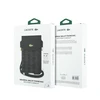 Lacoste PVC mišinio monograminis metalinis telefono dėklas, rudas, XL dydžio