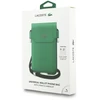 Dėklas Lacoste PVC Iconic Petit Pique Metal Logo Phone Pouch XL Žalias