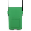 Dėklas Lacoste PVC Iconic Petit Pique Metal Logo Phone Pouch XL Žalias