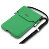 Dėklas Lacoste PVC Iconic Petit Pique Metal Logo Phone Pouch XL Žalias