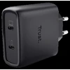 Trust Įkroviklis MAXO GaN 65W 2xUSB-C juoda