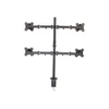 Monitorių Laikiklis - LINDY Quad Ekranas Bracket 4x17''-28'', Maks. 7kg, Juodas