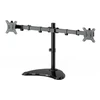 Laikiklis Gembird MS-D2ST-02 Monitorius desk stand (rotate, tilt, swivel), 13”-32”, juodas
