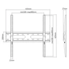 Laikiklis SBOX Wall Mount 32"-70", Juodas (PLB-2544F-2)