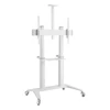 Techly TV laikiklis Mobilus TV laikiklis 70-120" iki 140kg reguliuojamas su 2 lentynomis