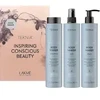 „Lakme Tkn“ kūno priežiūros priemonė mažmeninei pakuotei: šampūnas, 300 ml + balzamas, 300 ml + purškiklis, 300 ml