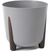 Lamela Gėlių vazonas Frida Eco 300 mm, 12,4 l pilkas