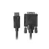 LANBERG CA-DPDV-10CU-0018-BK kabelis DisplayPort M V1.2->DVI-D M 24+1 1.8m Juodas DUAL LINK