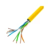 LANBERG LAN kabelis UTP cat.5e 305m geltonas kietas CU fluke