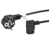 LANBERG maitinimo laidas CEE 7/7->IEC 320 C13, 3 m kampu dešinėn VDE